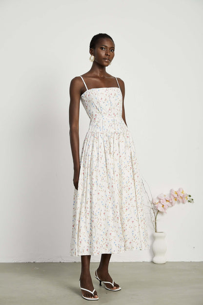 Vestido modelador decote reto - Marigold