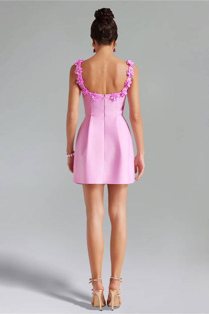 Vestido curto com apliques - Anita