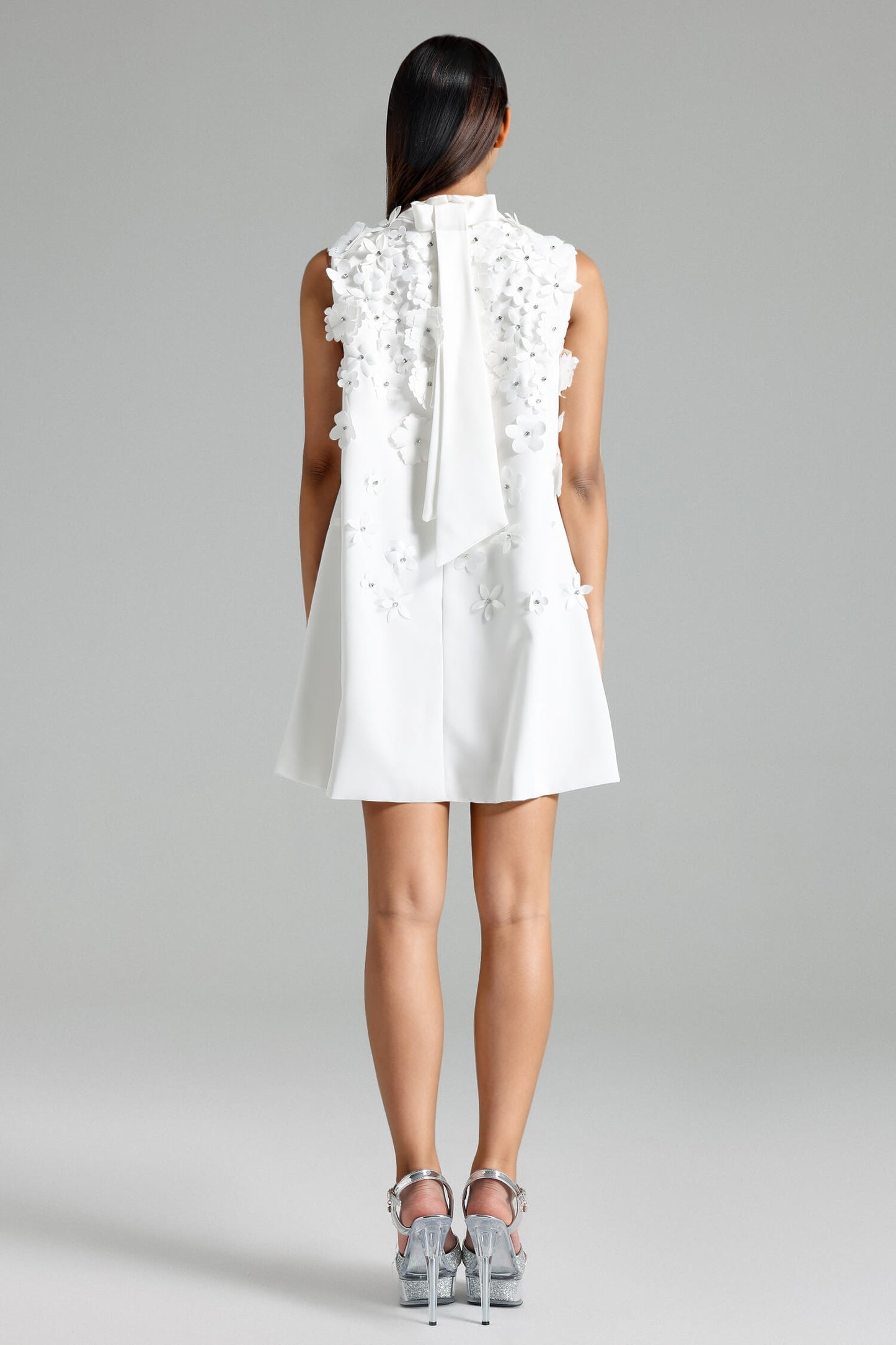 Vestido apliques de flor - Bexlei