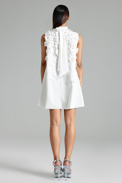Vestido apliques de flor - Bexlei