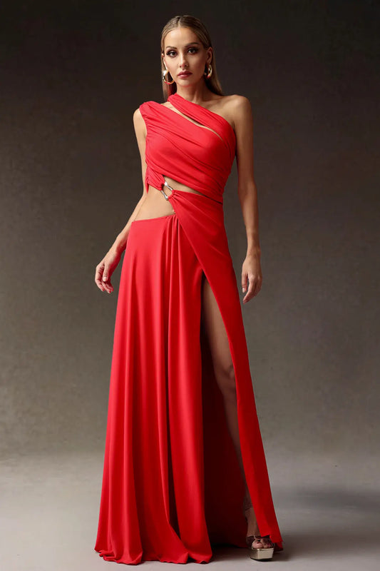 Vestido um ombro só assimétrico - Duda