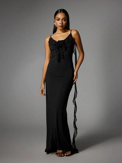 Vestido drapeado costas nuas - Rubia