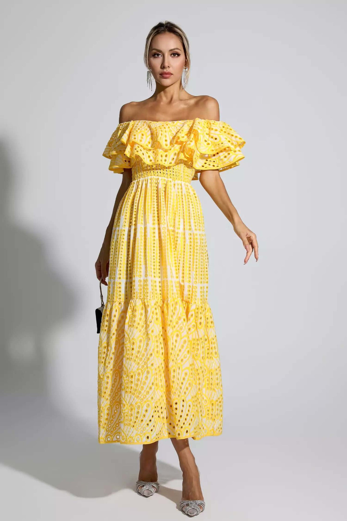 Vestido lazy verão bordado - Daniele