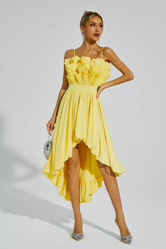 Vestido cauda em camadas - Ghisa
