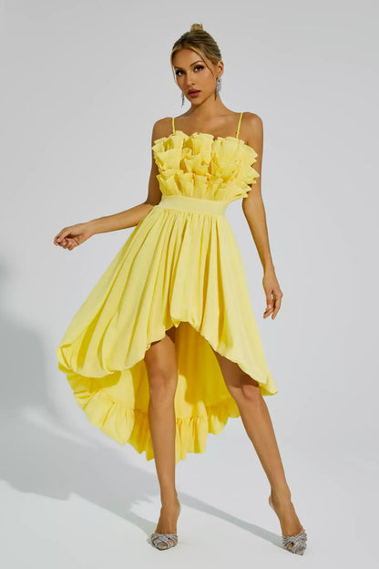 Vestido cauda em camadas - Ghisa
