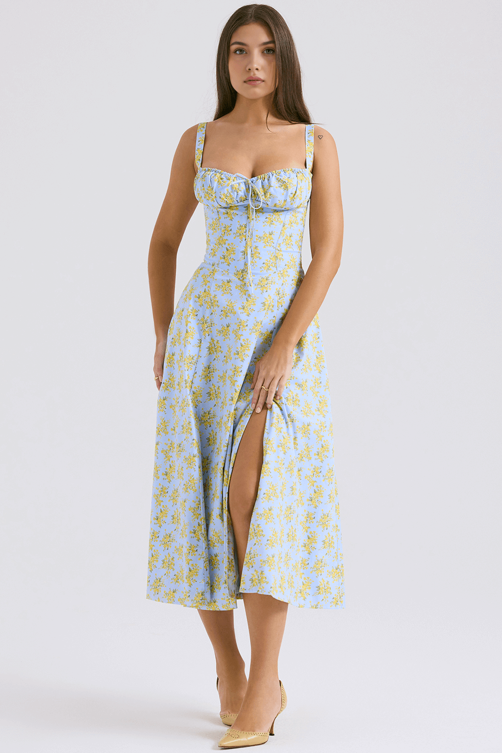 Vestido modelador estampa floral - Mayra