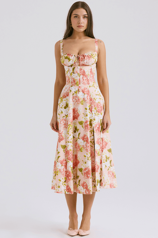 Vestido modelador estampa floral - Mayra