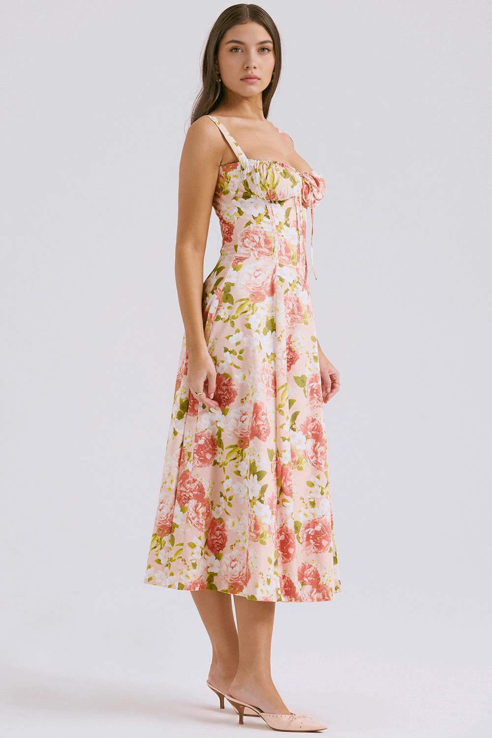 Vestido modelador estampa floral - Mayra