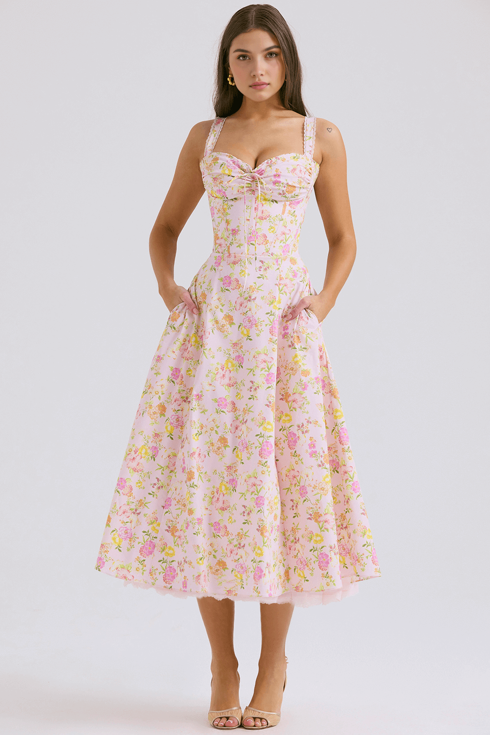 Vestido modelador amarração - Madala