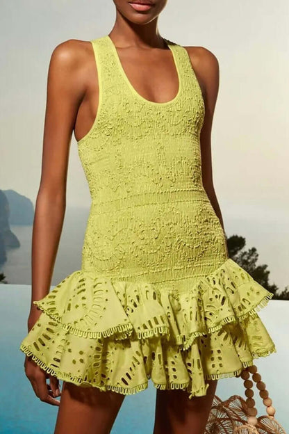 Vestido casinha abelha de babados - Jessica