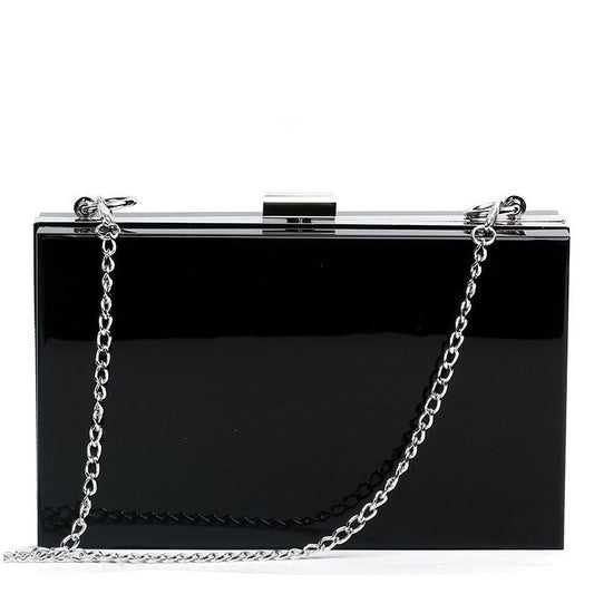 Bolsa em acrílico preto - Cora