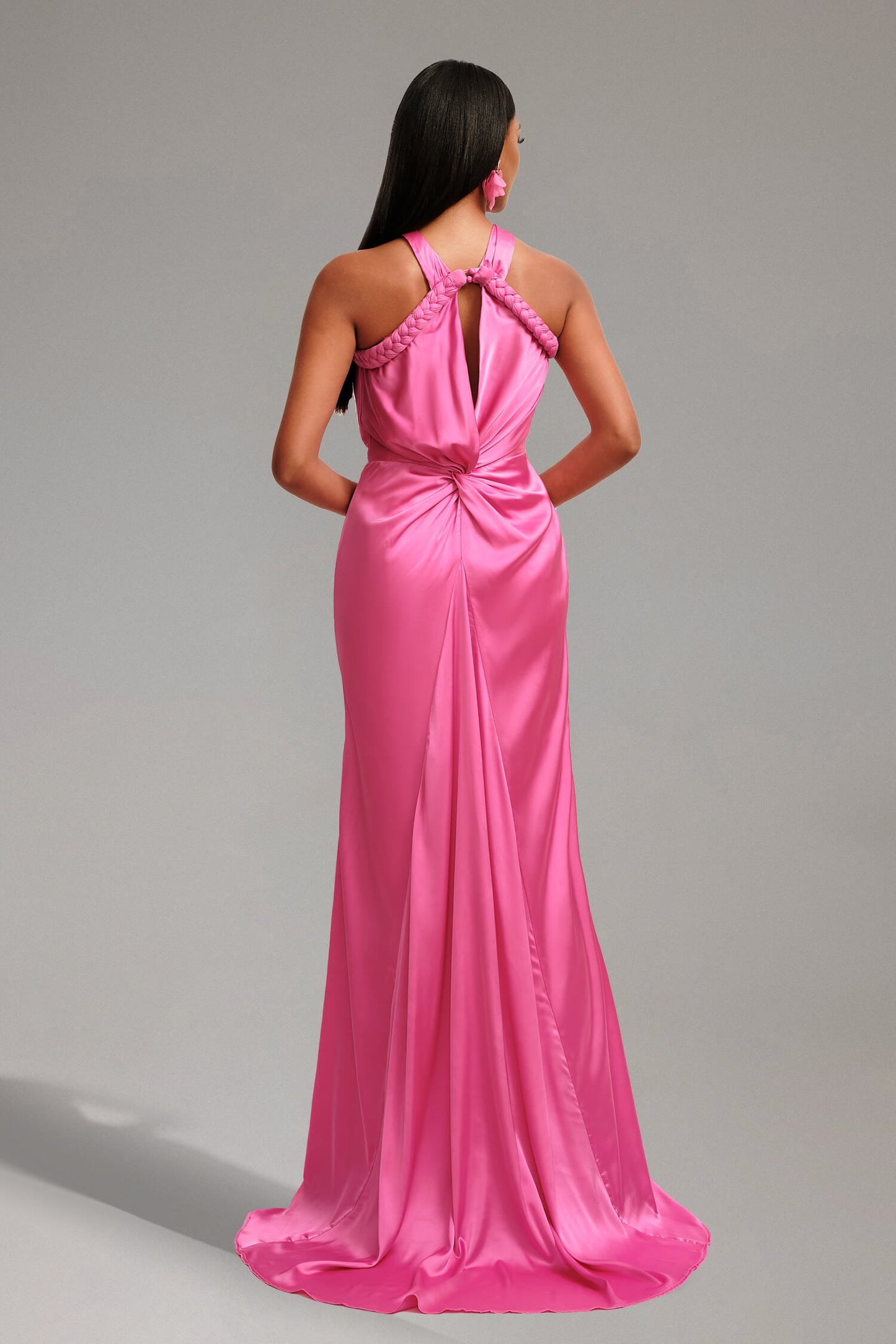 Vestido com decote torcido - Katja