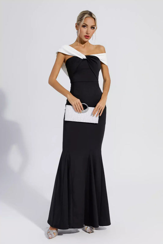 Vestido sereia ombros à mostra - Queencie