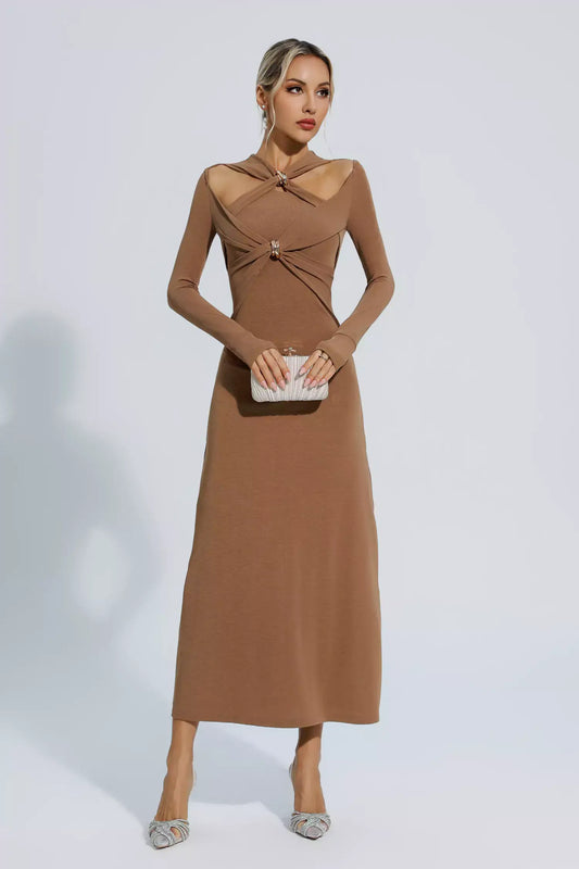Vestido de manga com recortes - Lizzie
