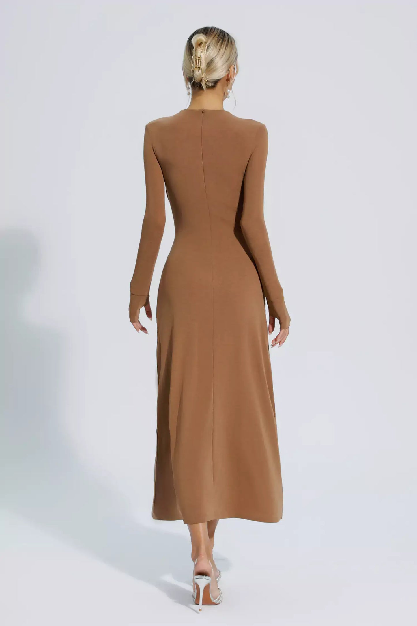 Vestido de manga com recortes - Lizzie