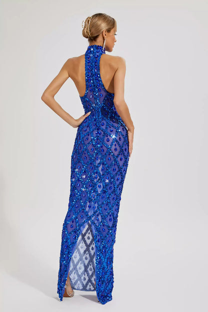 Vestido transparência e pedraria - Liona