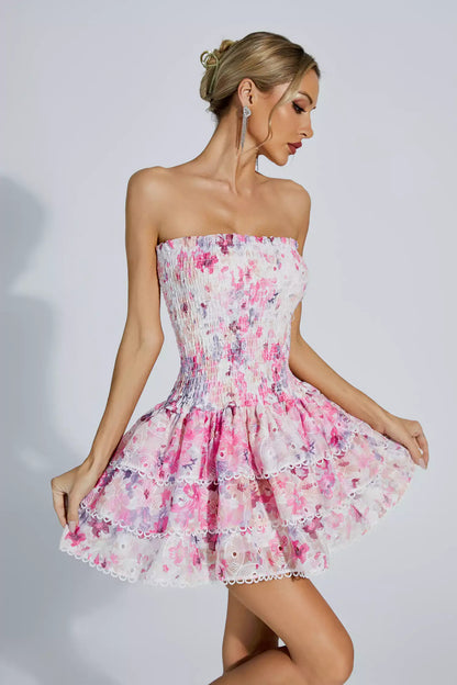 Vestido casinha de abelha estampa - Akira