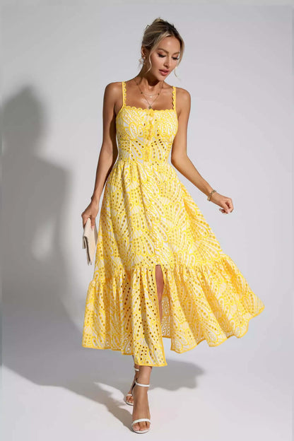 Vestido de lazy vazado - Natalie