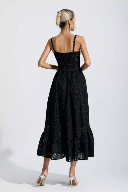 Vestido de lazy vazado - Natalie