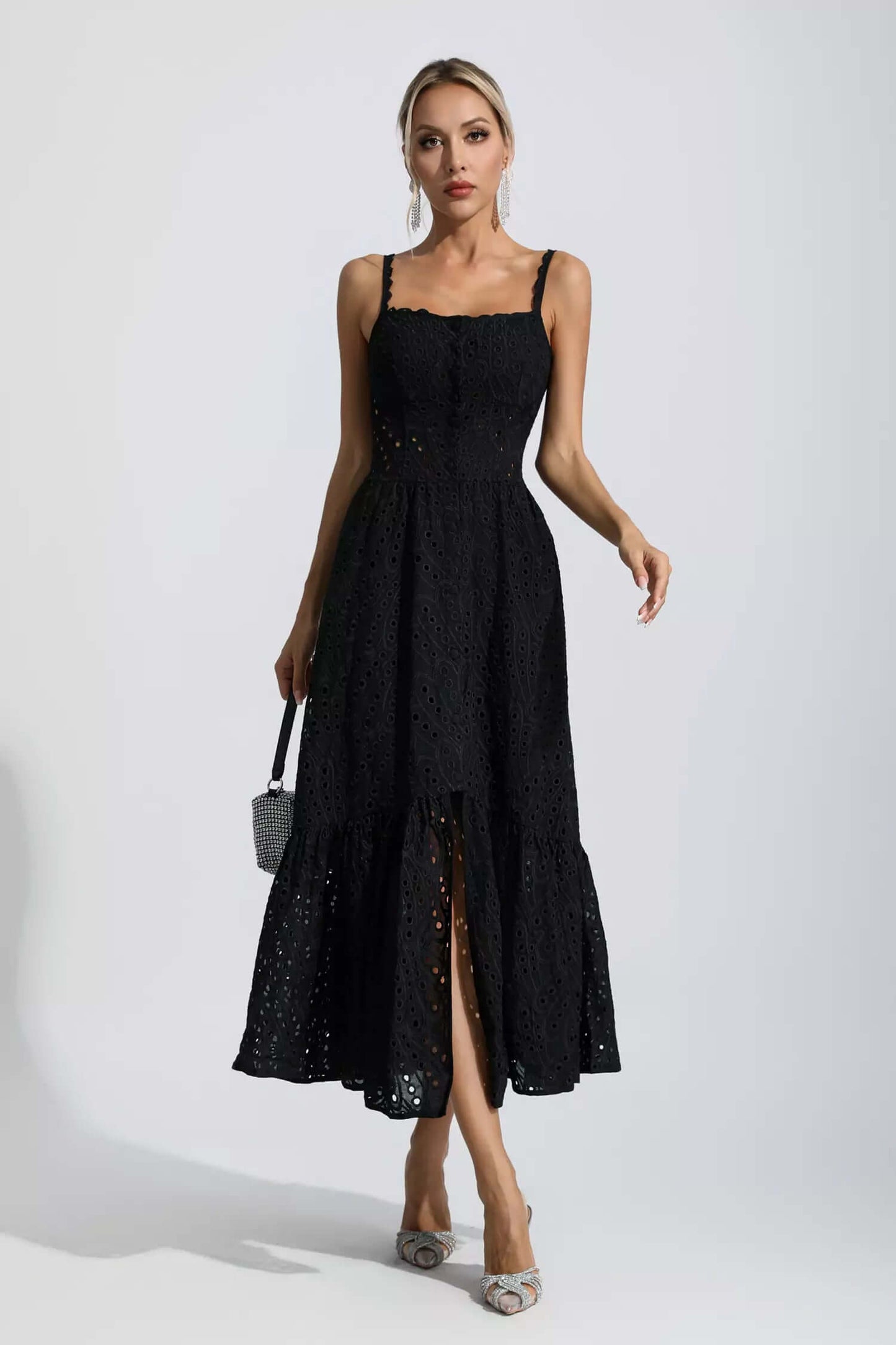 Vestido de lazy vazado - Natalie