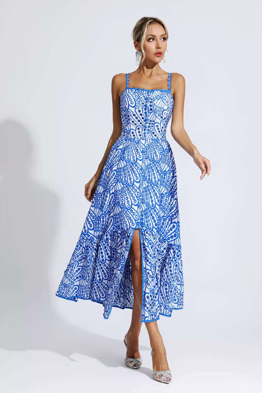 Vestido de lazy vazado - Natalie