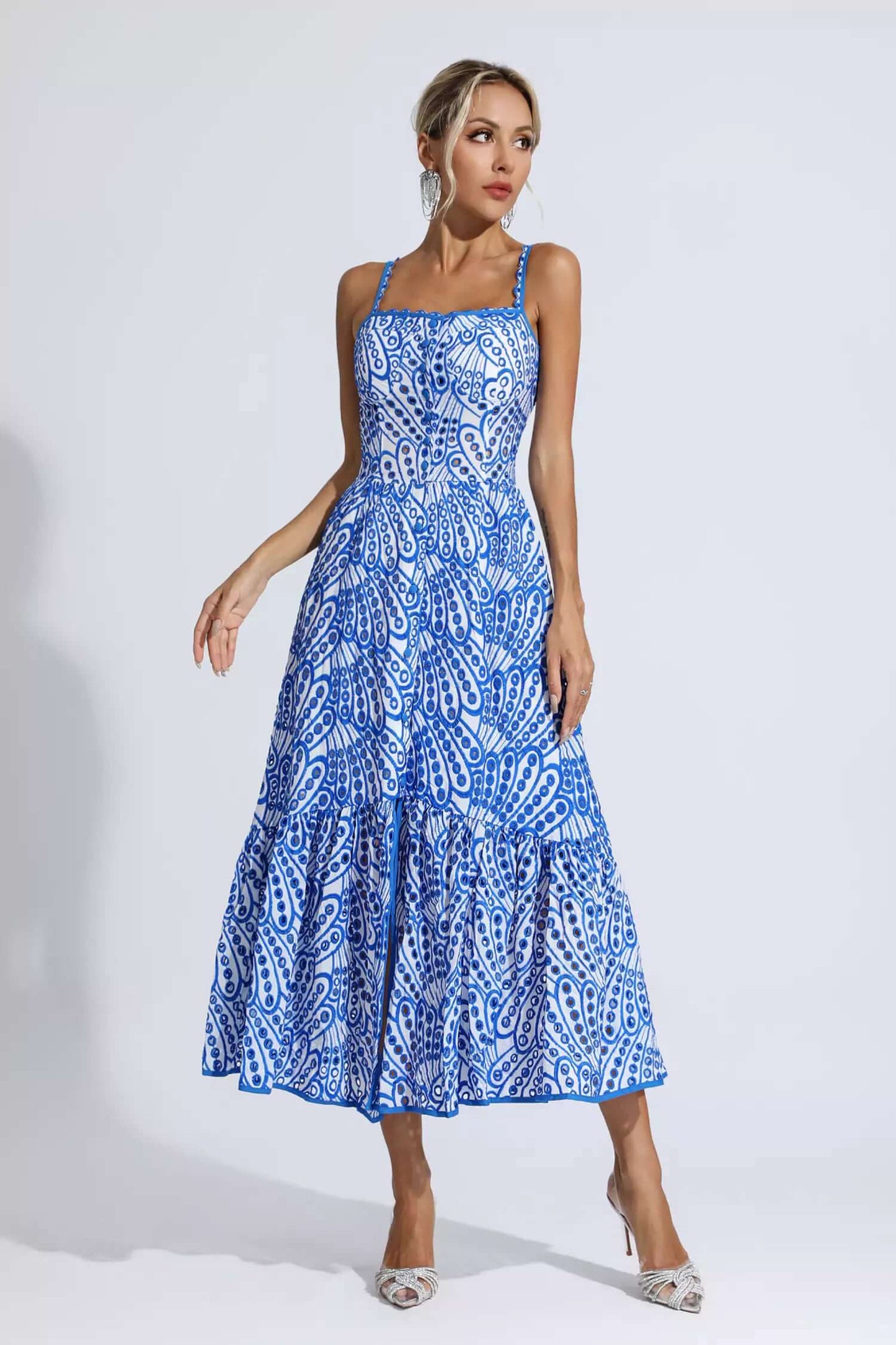 Vestido de lazy vazado - Natalie