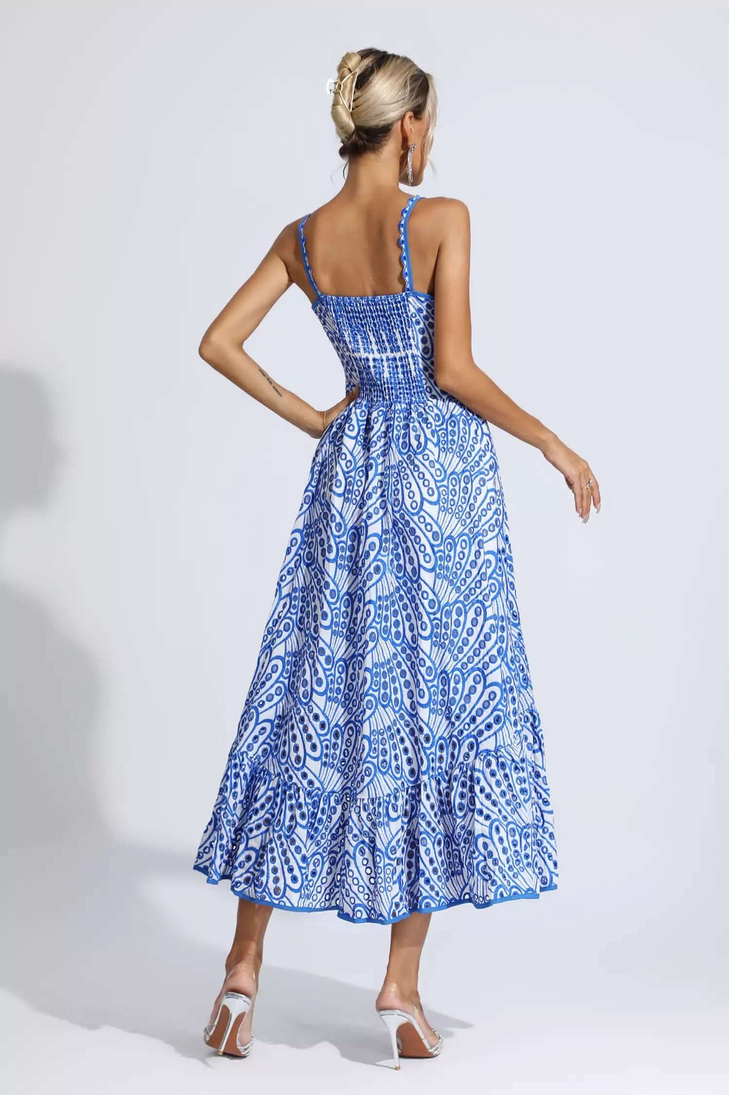 Vestido de lazy vazado - Natalie