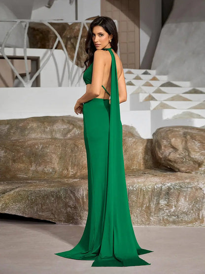 Vestido fenda um ombro só - Odarian