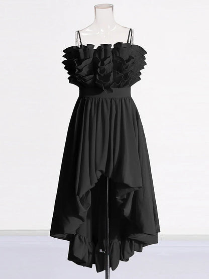 Vestido cauda em camadas - Ghisa