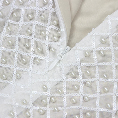 Vestido bordado um ombro só - Tania