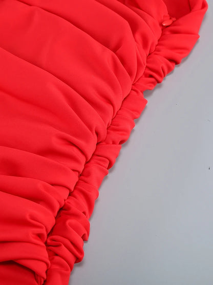 Vestido um ombro só assimétrico - Duda
