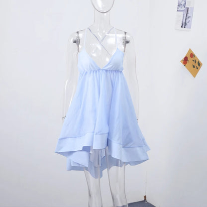 Vestido bufante sem costas - Cinthia