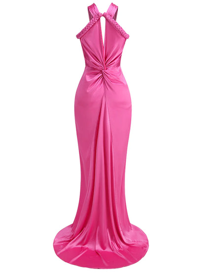 Vestido com decote torcido - Katja