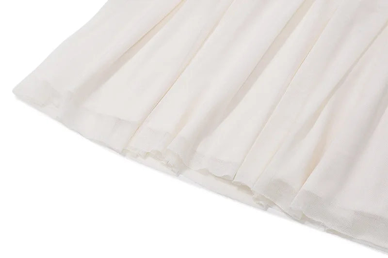 Vestido curto plissado - Zoe