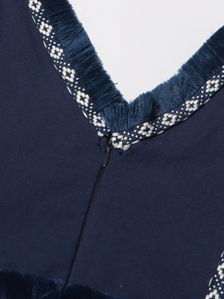 Vestido camadas de borlas - Flynn