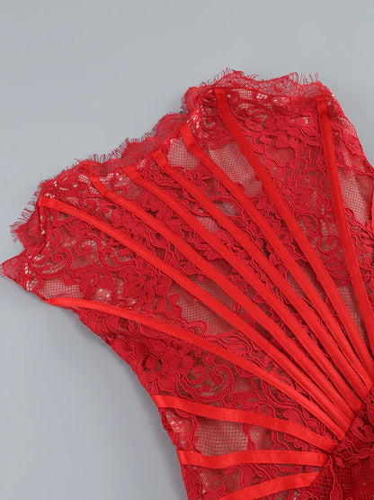 Vestido renda sem alças - Giorgina