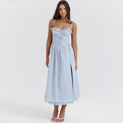 Vestido de lazy com fenda - Ohana