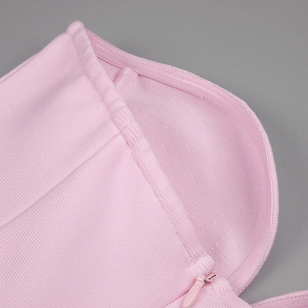 Vestido longo sem alças bordado - Sheila