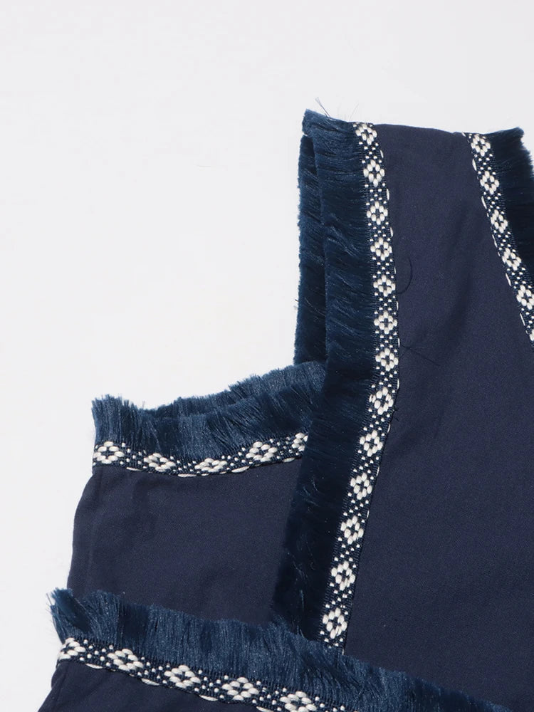 Vestido camadas de borlas - Flynn