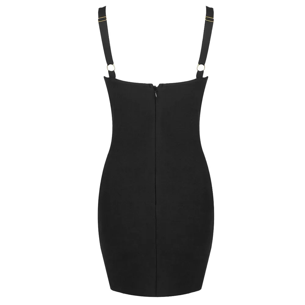 Vestido curto de alças finas - Serene