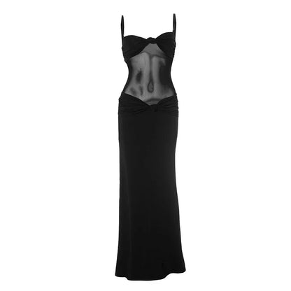 Vestido torcido com nó- Tryssia