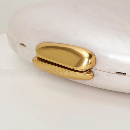 Bolsa oval em pérola - Kory