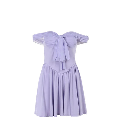 Vestido curto ombro a ombro - Danny