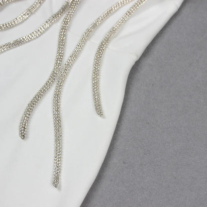 Vestido bandagem apliques - Beatrix
