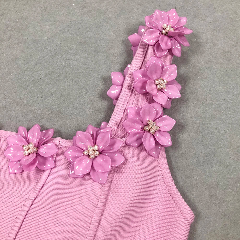 Vestido curto com apliques - Anita