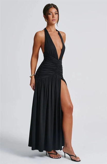 Vestido decote V profundo - Hayla