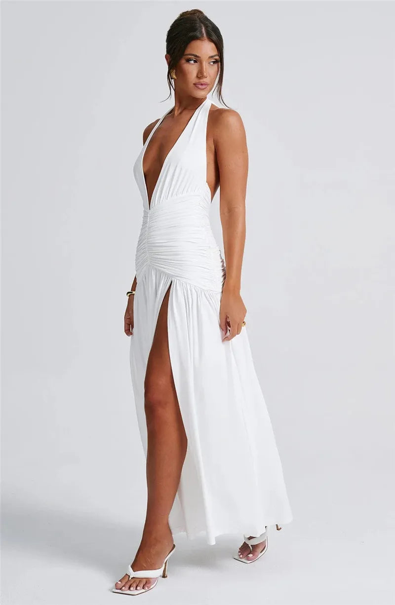 Vestido decote V profundo - Hayla
