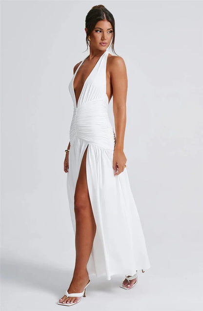 Vestido decote V profundo - Hayla