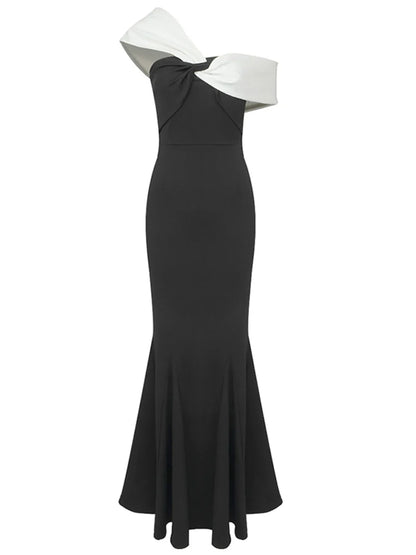 Vestido sereia ombros à mostra - Queencie