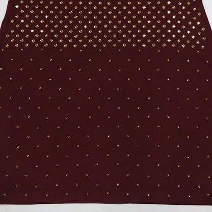 Vestido ombro a ombro apliques - Brenda